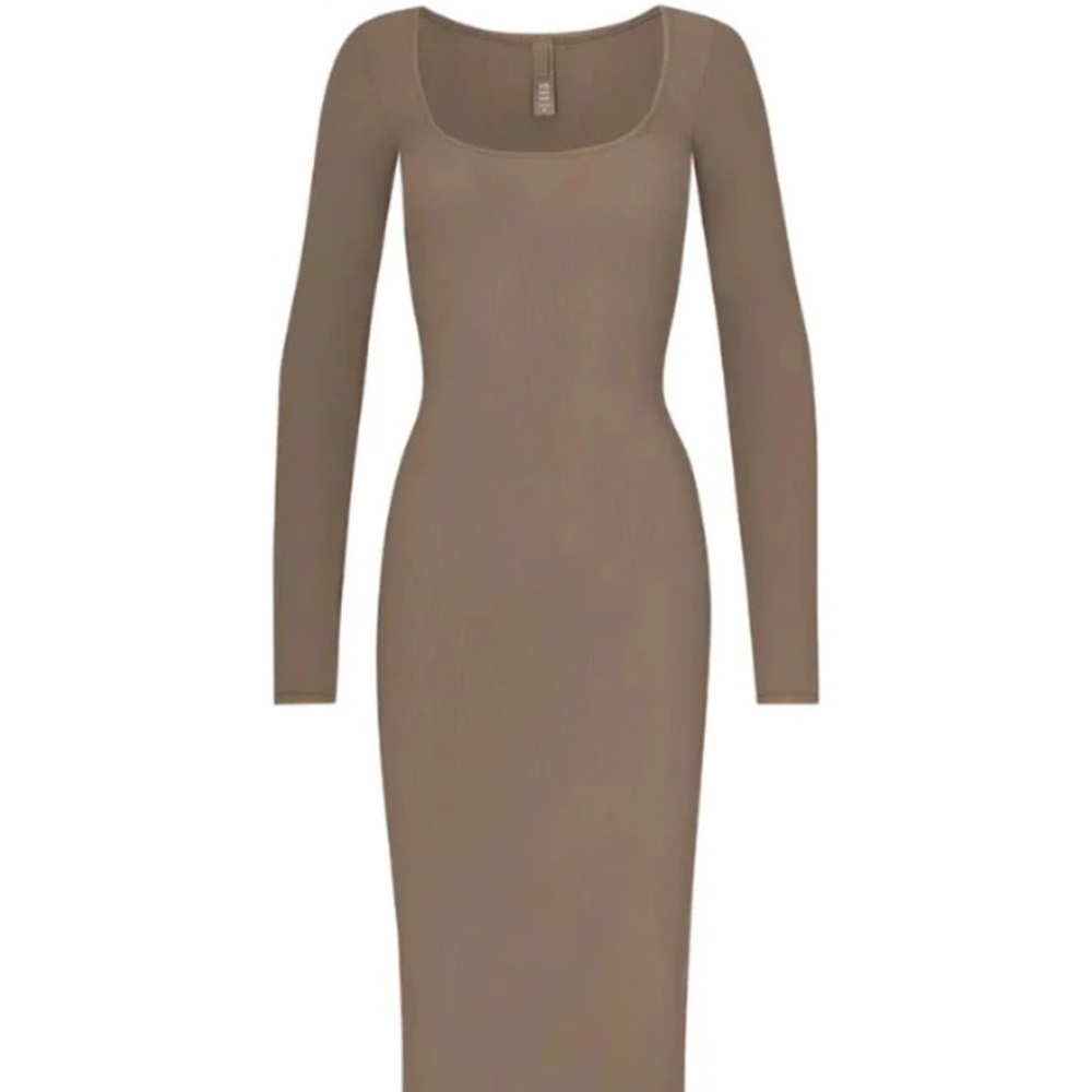 SKIMS NWT Oxide Soft Lounge Long-Sleeve Maxi